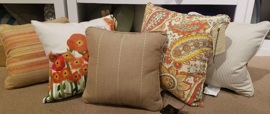 autumn colored pillows
