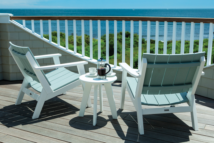 seaside casual chat chairs
