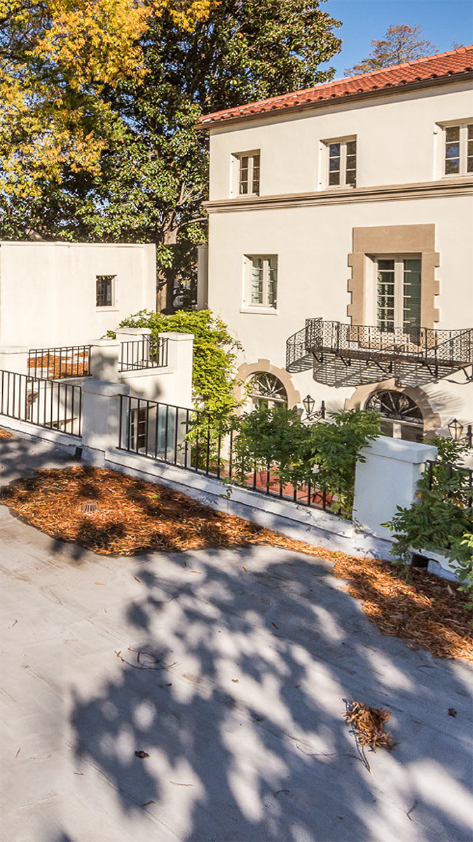 rooftop terrace of the Green Front interiors project