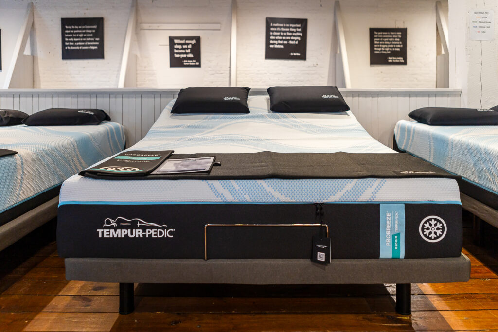 Tempur-Pedic mattress selection at Green Front Furniture