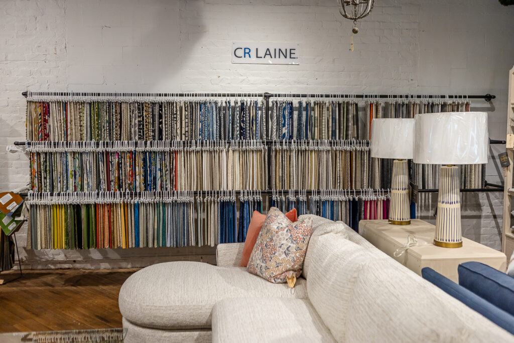 CR Laine fabric selection at Green Front Furniture